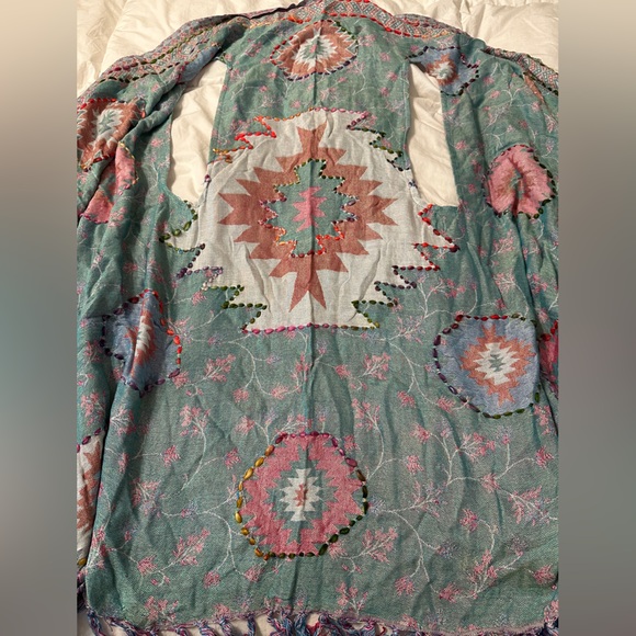 Raj Multicolor Patterned Rosie Thick Stitch Vest - NWT - OS - Picture 6 of 11